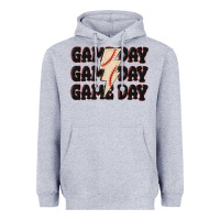 Heather Grey game day game day baseball Heavyweight Hoodie - MaliasSmallBusiness