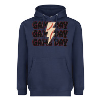 Navy game day game day baseball Heavyweight Hoodie - MaliasSmallBusiness
