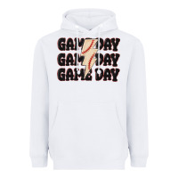 White game day game day baseball Heavyweight Hoodie - MaliasSmallBusiness