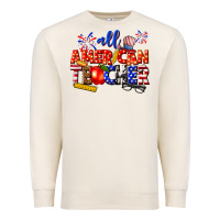 Sandshell all american teacher Premium Sweatshirt - texasbilliewilder