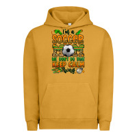 Pigment Peanut Butter i'm a soccer mom we don't do that keep calm thing Urban Hoodie - Jasminsmagicworld