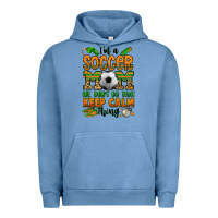 Pigment Pebble Blue i'm a soccer mom we don't do that keep calm thing Urban Hoodie - Jasminsmagicworld