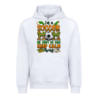 White i'm a soccer mom we don't do that keep calm thing Urban Hoodie - Jasminsmagicworld