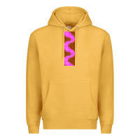 Mustard halloween pink pen wraps Premium Hoodie - BundleAndBundleShop