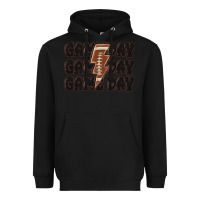 Black game day game day game day basketball Heavyweight Hoodie - MaliasSmallBusiness