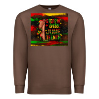 Chestnut steppin into juneteenth Premium Sweatshirt - Zillion Design Studio