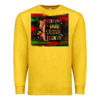Lemon steppin into juneteenth Premium Sweatshirt - Zillion Design Studio
