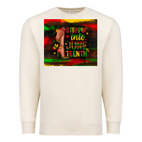 Sandshell steppin into juneteenth Premium Sweatshirt - Zillion Design Studio