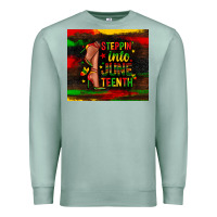 Seafoam steppin into juneteenth Premium Sweatshirt - Zillion Design Studio