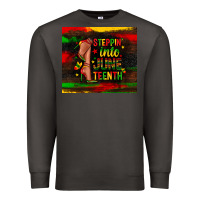 Smoke steppin into juneteenth Premium Sweatshirt - Zillion Design Studio