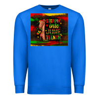 True Royal steppin into juneteenth Premium Sweatshirt - Zillion Design Studio