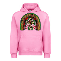 Fuchsia Pink cross rainbow Urban Hoodie - JahusDesignShop
