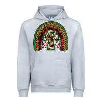 Heather Grey cross rainbow Urban Hoodie - JahusDesignShop