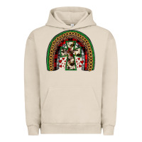 Pigment French Oak cross rainbow Urban Hoodie - JahusDesignShop