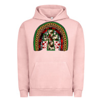 Pigment Salmon cross rainbow Urban Hoodie - JahusDesignShop