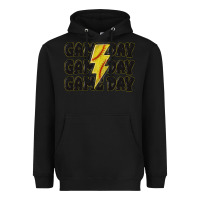 Black game day game day game day softball Heavyweight Hoodie - MaliasSmallBusiness