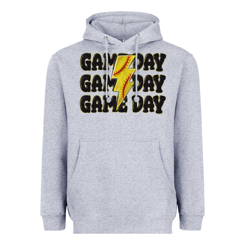 Game Day Game Day Game Day Softball Heavyweight Hoodie by MaliasSmallBusiness | Teevron