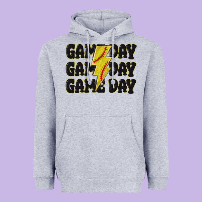 Heavyweight Hoodie game day game day game day softball