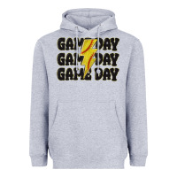 Heather Grey game day game day game day softball Heavyweight Hoodie - MaliasSmallBusiness