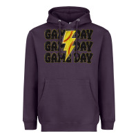 Plum game day game day game day softball Heavyweight Hoodie - MaliasSmallBusiness
