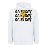 White game day game day game day softball Heavyweight Hoodie - MaliasSmallBusiness