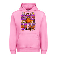 Fuchsia Pink i'm a baskeball mom we don't do that keep calm thi Urban Hoodie - Jasminsmagicworld