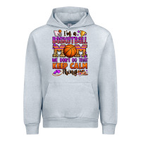 Heather Grey i'm a baskeball mom we don't do that keep calm thi Urban Hoodie - Jasminsmagicworld