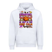 White i'm a baskeball mom we don't do that keep calm thi Urban Hoodie - Jasminsmagicworld