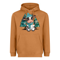 Meerkat winter i'm udderly freezing baby cow Heavyweight Hoodie - MaliasSmallBusiness