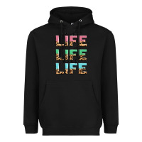 Wife Life Mom Life Best Life Heavyweight Hoodie | Teevron