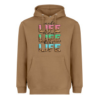 Toasted Coconut wife life mom life best life Heavyweight Hoodie - MaliasSmallBusiness