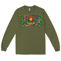Army Green life is better around the campfire license plate Long Sleeve Tee - BarkalooDesign