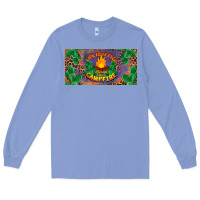 Colony Blue life is better around the campfire license plate Long Sleeve Tee - BarkalooDesign