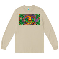 Mushroom life is better around the campfire license plate Long Sleeve Tee - BarkalooDesign