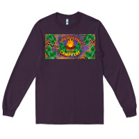 Plum life is better around the campfire license plate Long Sleeve Tee - BarkalooDesign