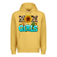 Antique Gold mom of girls Premium Hoodie - AdoDesignShop