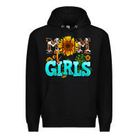 Black mom of girls Premium Hoodie - AdoDesignShop