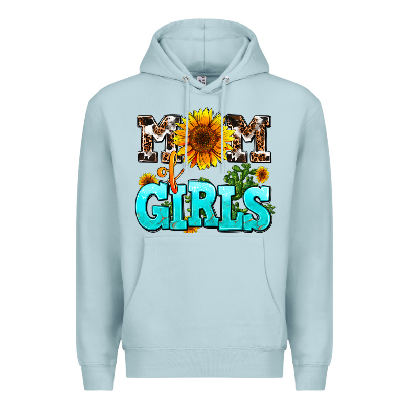 Mom Of Girls Premium Hoodie by AdoDesignShop | Teevron