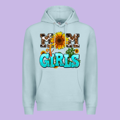 Mom Of Girls Premium Hoodie Designed By Adodesignshop