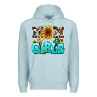 Blue Mist mom of girls Premium Hoodie - AdoDesignShop