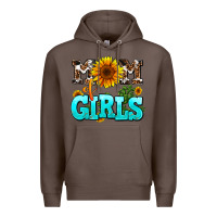 Coffee mom of girls Premium Hoodie - AdoDesignShop
