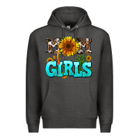 Charcoal Heather mom of girls Premium Hoodie - AdoDesignShop