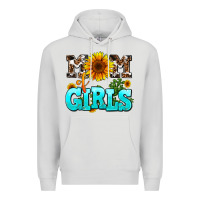 Dove Grey mom of girls Premium Hoodie - AdoDesignShop