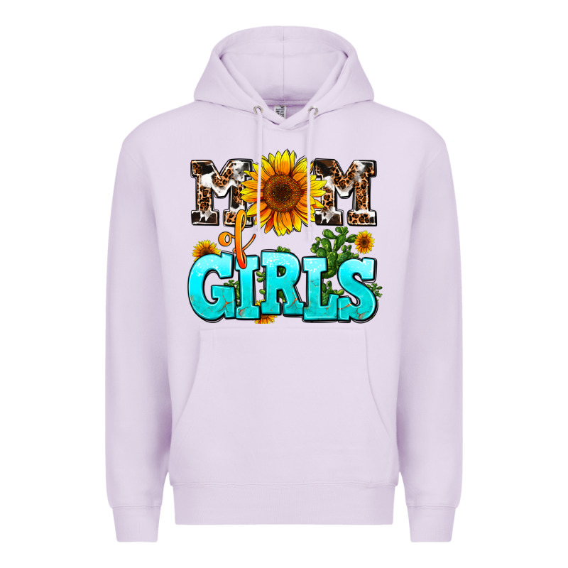Mom Of Girls Premium Hoodie by AdoDesignShop | Teevron