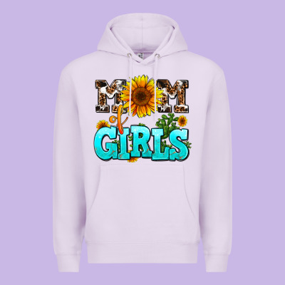 Mom Of Girls Premium Hoodie Designed By Adodesignshop