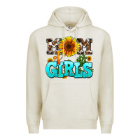 Oatmeal Heather mom of girls Premium Hoodie - AdoDesignShop