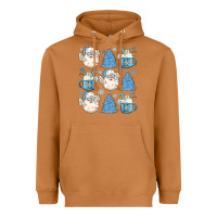 Meerkat santa claus doodles christmas Heavyweight Hoodie - MaliasSmallBusiness