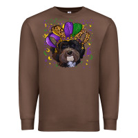 Chestnut mardi gras hat havanese dog Premium Sweatshirt - RanaPortraitStore