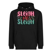 Black sleigh girl sleigh christmas Heavyweight Hoodie - MaliasSmallBusiness