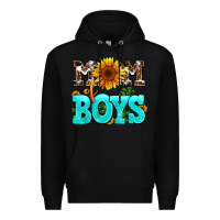 Black mom of boys Premium Hoodie - AdoDesignShop